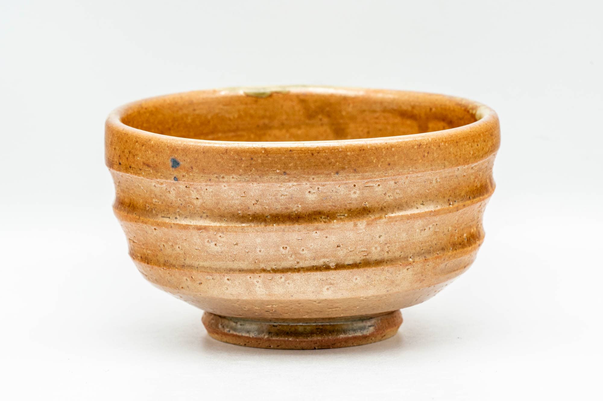 Japanese Matcha Bowl - Ash Green Glazed Shigaraki-yaki Chawan - 300ml