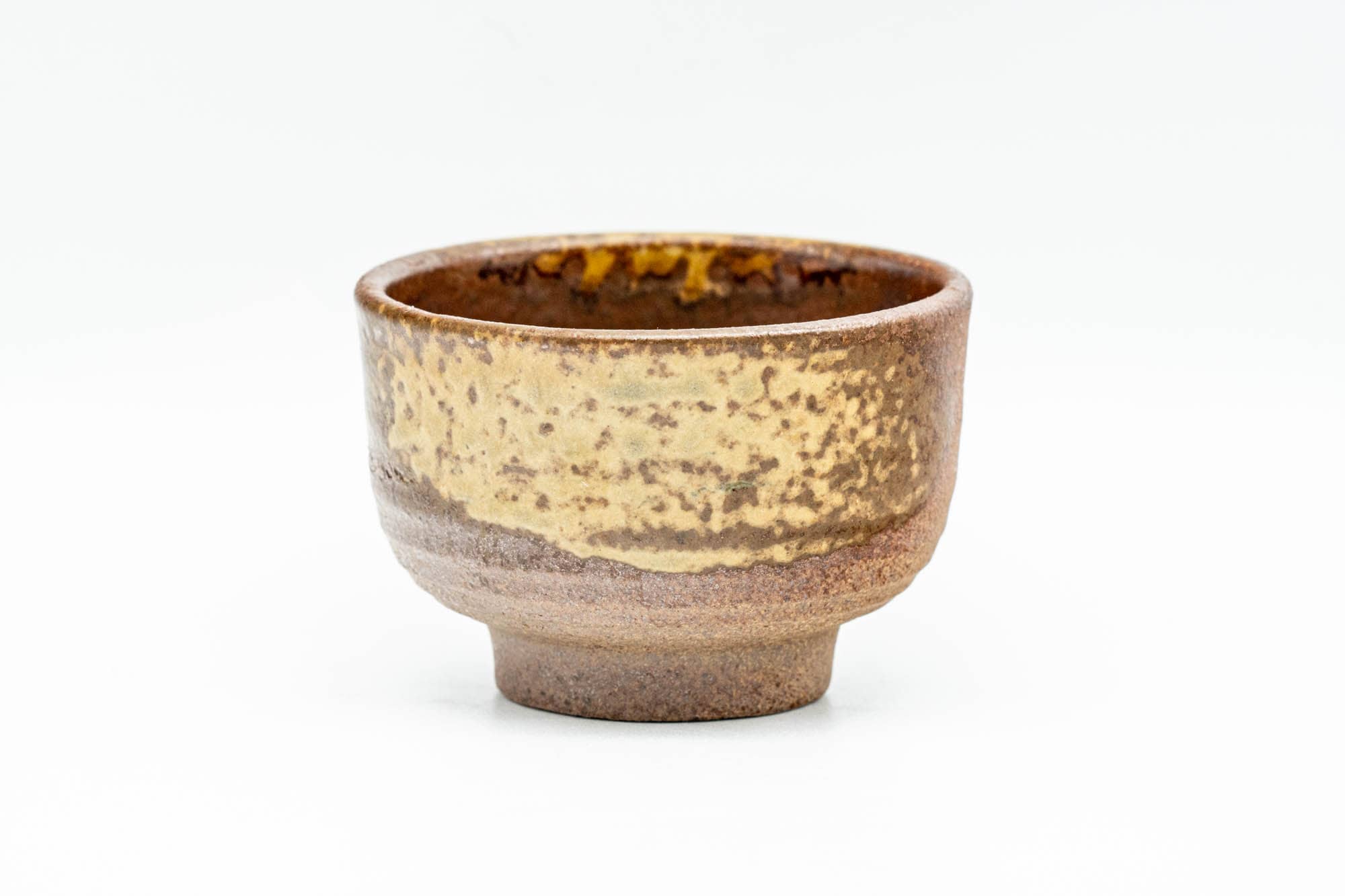 Japanese Teacup - Ash Glazed Shigaraki-yaki Guinomi - 50ml