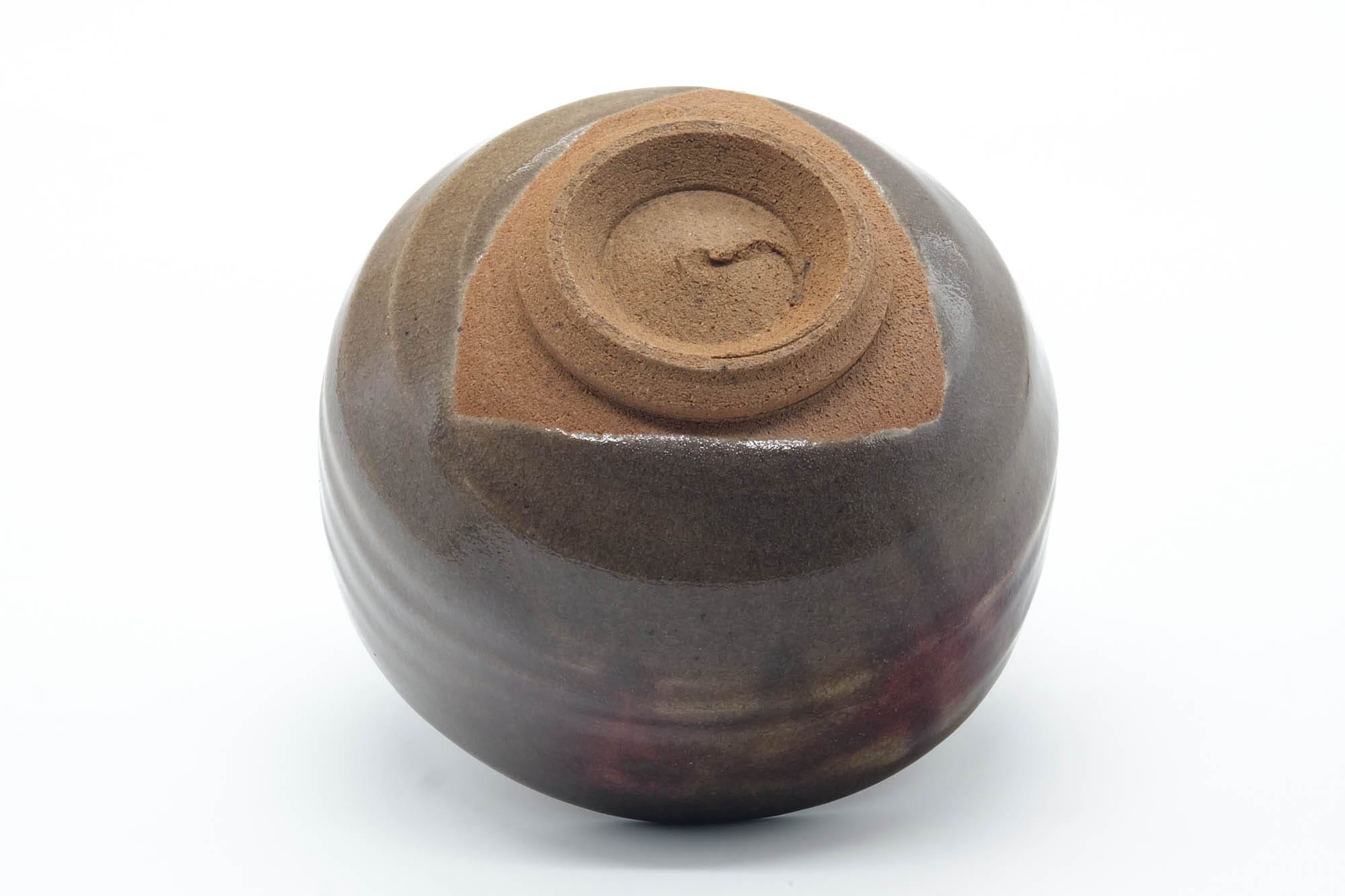 Japanese Matcha Bowl - Brown Purple Wabi-Sabi Chawan - 500ml