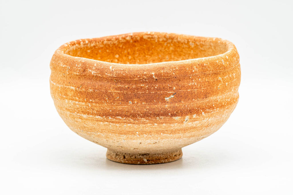 Japanese Matcha Bowl - Orange Clay Shigaraki-yaki Wabi-Sabi Chawan - 300ml