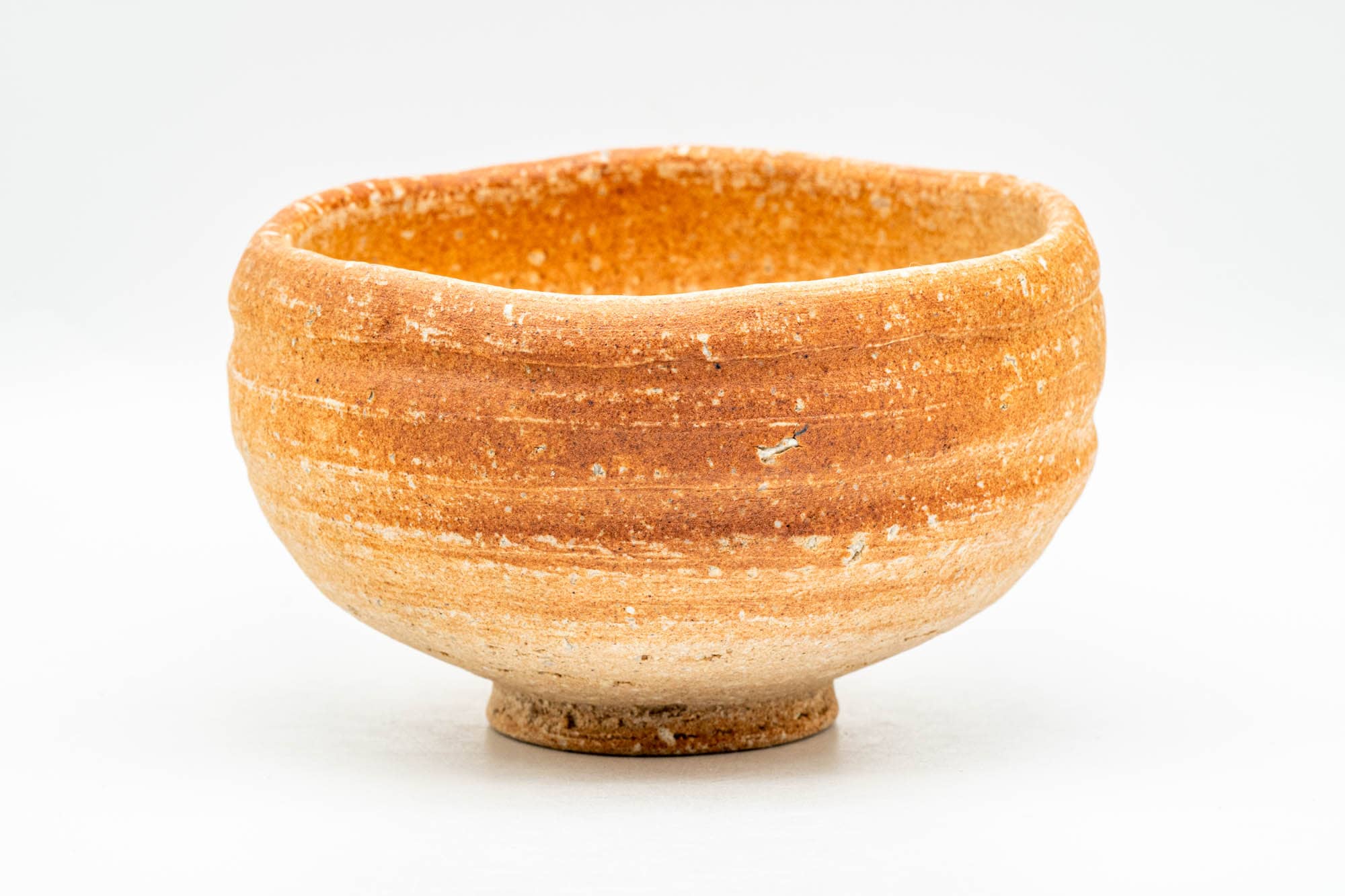Japanese Matcha Bowl - Orange Clay Shigaraki-yaki Wabi-Sabi Chawan - 300ml