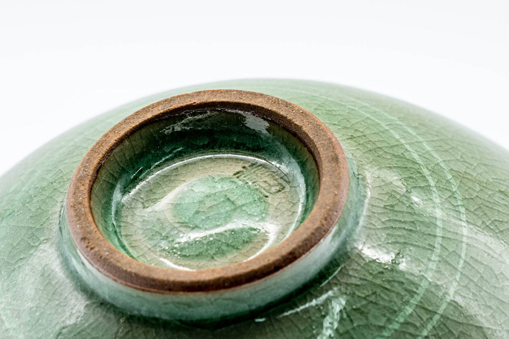 Japanese Matcha Bowl - Green Celadon Tenmoku Chawan - 200ml