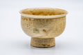 Japanese Matcha Bowl - Crazed Drip-Glazed Yellow Bajyohai Chawan - 300ml