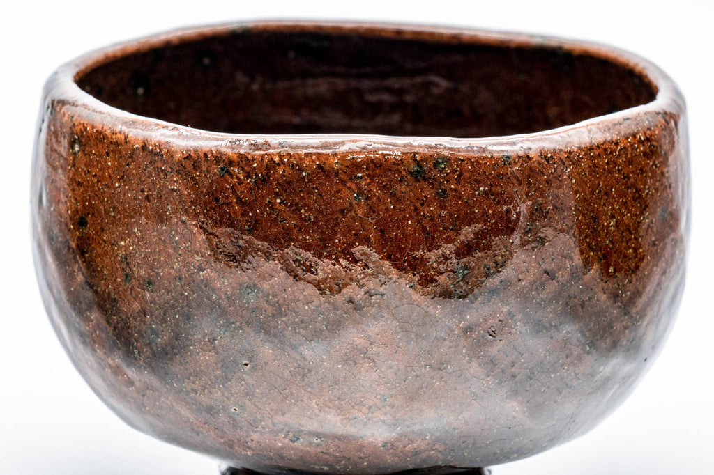 Japanese Matcha Bowl -  Izumi Kisen III (泉喜仙) Candy Glazed Ohi-yaki Chawan - 400ml