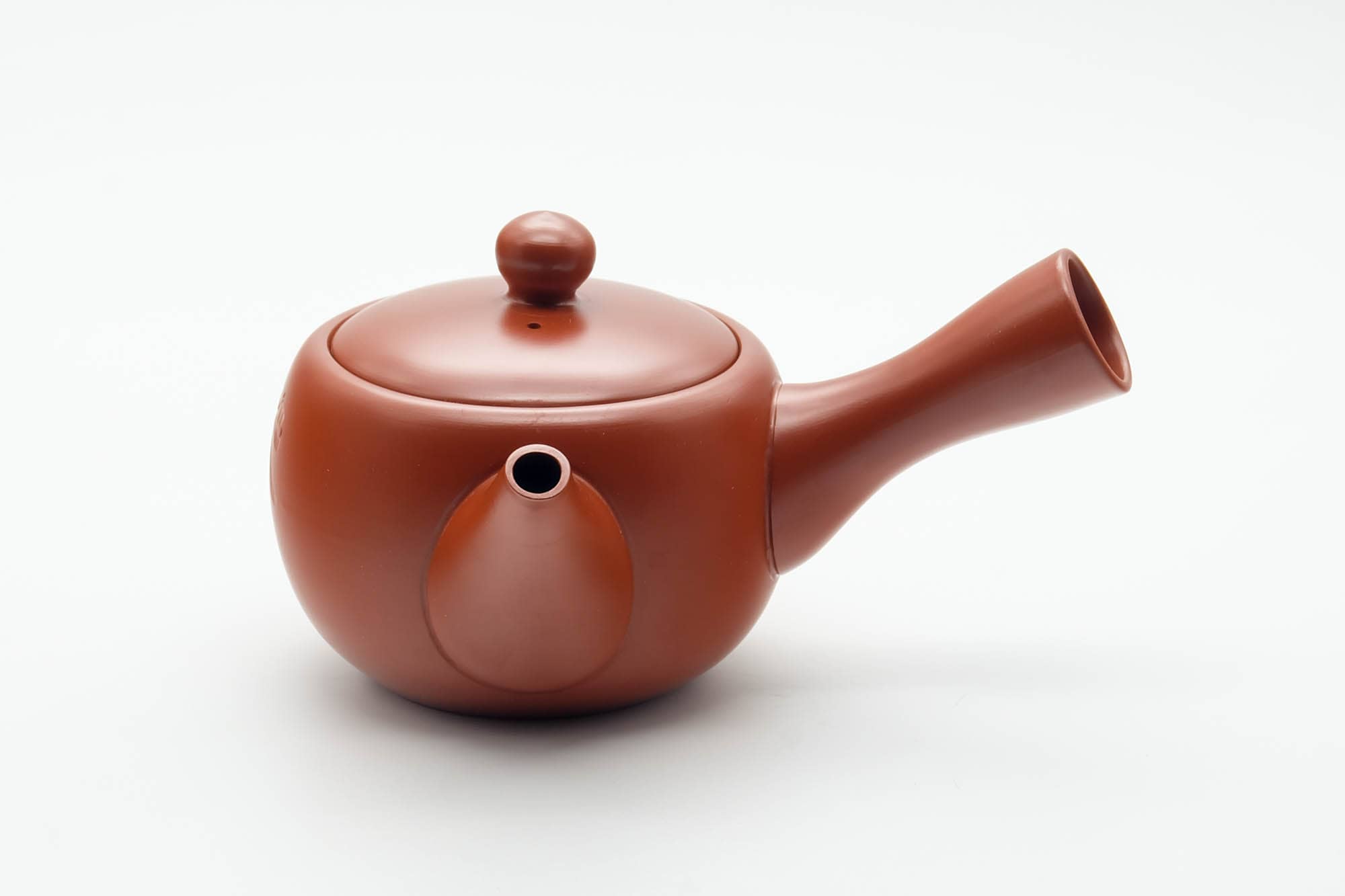 Japanese Tea Set - Kanji Engraved Tokoname-yaki Kyusu Teapot with 5 Yunomi Teacups