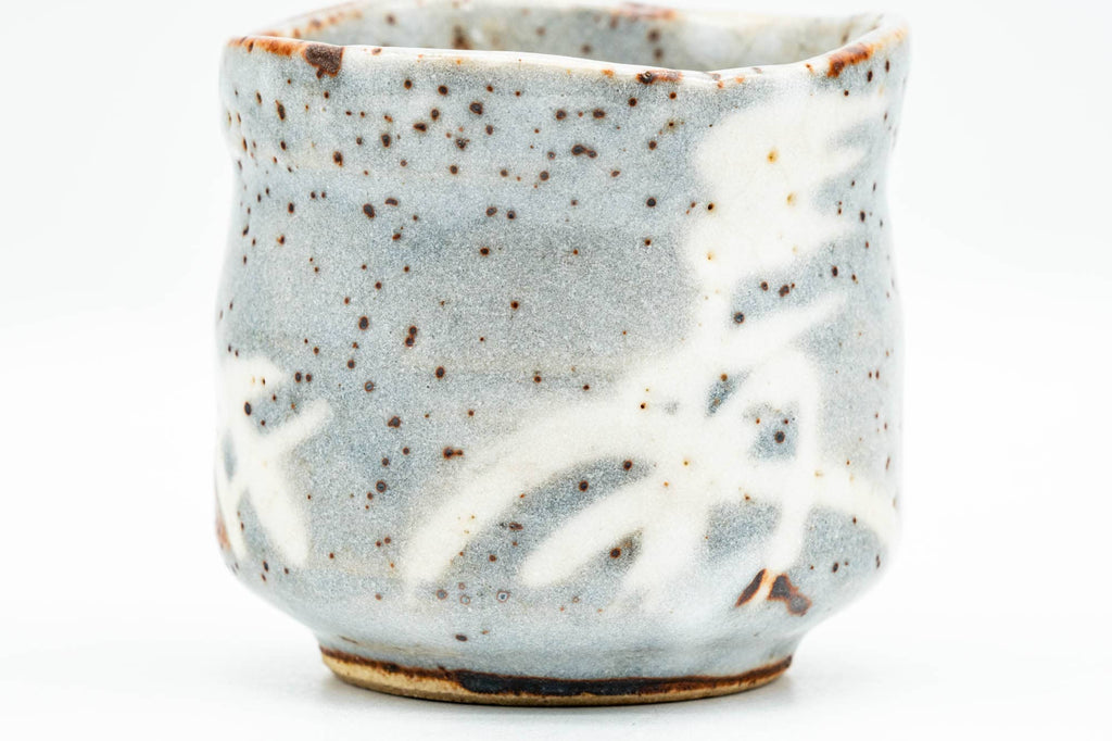 Japanese Teacup - Blue White Shino Glazed Mino-yaki Yunomi - 160ml