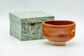Japanese Matcha Bowl - 尾州 七郎治 Owari Shichiroji - Aka-Raku Tokoname-yaki Chawan - 250ml