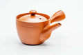 Japanese Kyusu - Red Shudei Tokoname-yaki Mesh Teapot - 160ml