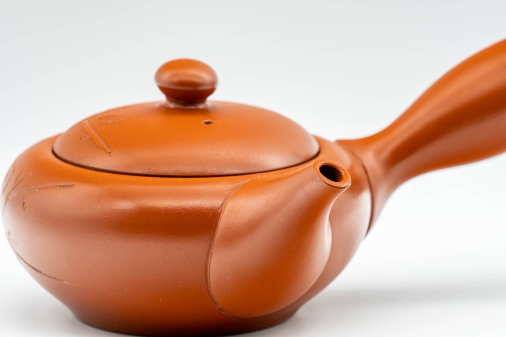 Japanese Kyusu - Myozan Tsuzuki - Tokoname-yaki Debeso Teapot - 220ml