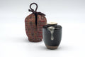 Japanese Chaire - 中村陶六 Touroku Nakamura - Kyo-yaki Katatsuki Tea Container with Shifuku