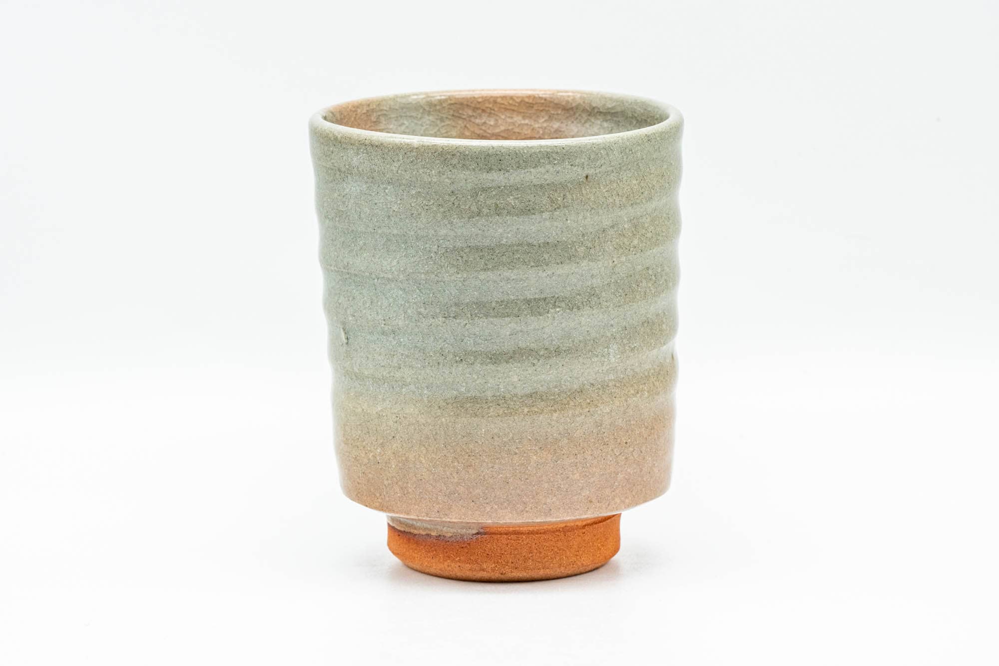 Japanese Teacup - Beige Pink Spotted Hagi-yaki Yunomi - 160ml
