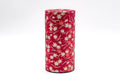 Red Momiji Washi Tea Canister - 200g
