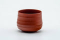 Japanese Teacup - Faceted Spiraling Shudei Tokoname-yaki Yunomi - 120ml
