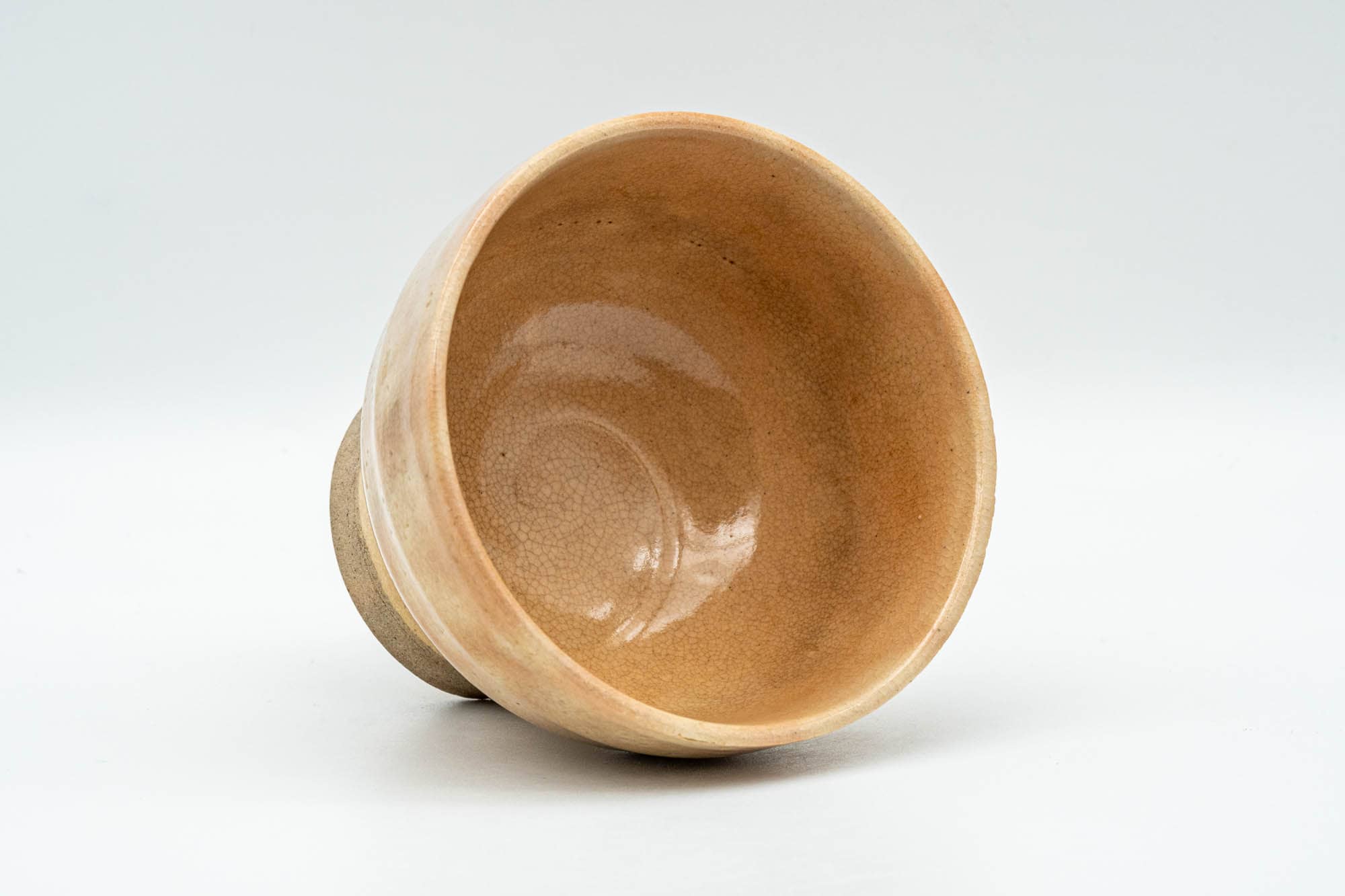 Japanese Teacup - Beige Gohonte Hagi-yaki Yunomi - 140ml