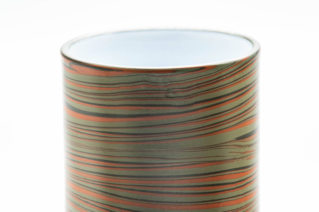 Japanese Teacup - 雲仙窯 Unzen Kiln Nerikomi Tokoname-yaki Yunomi - 150ml