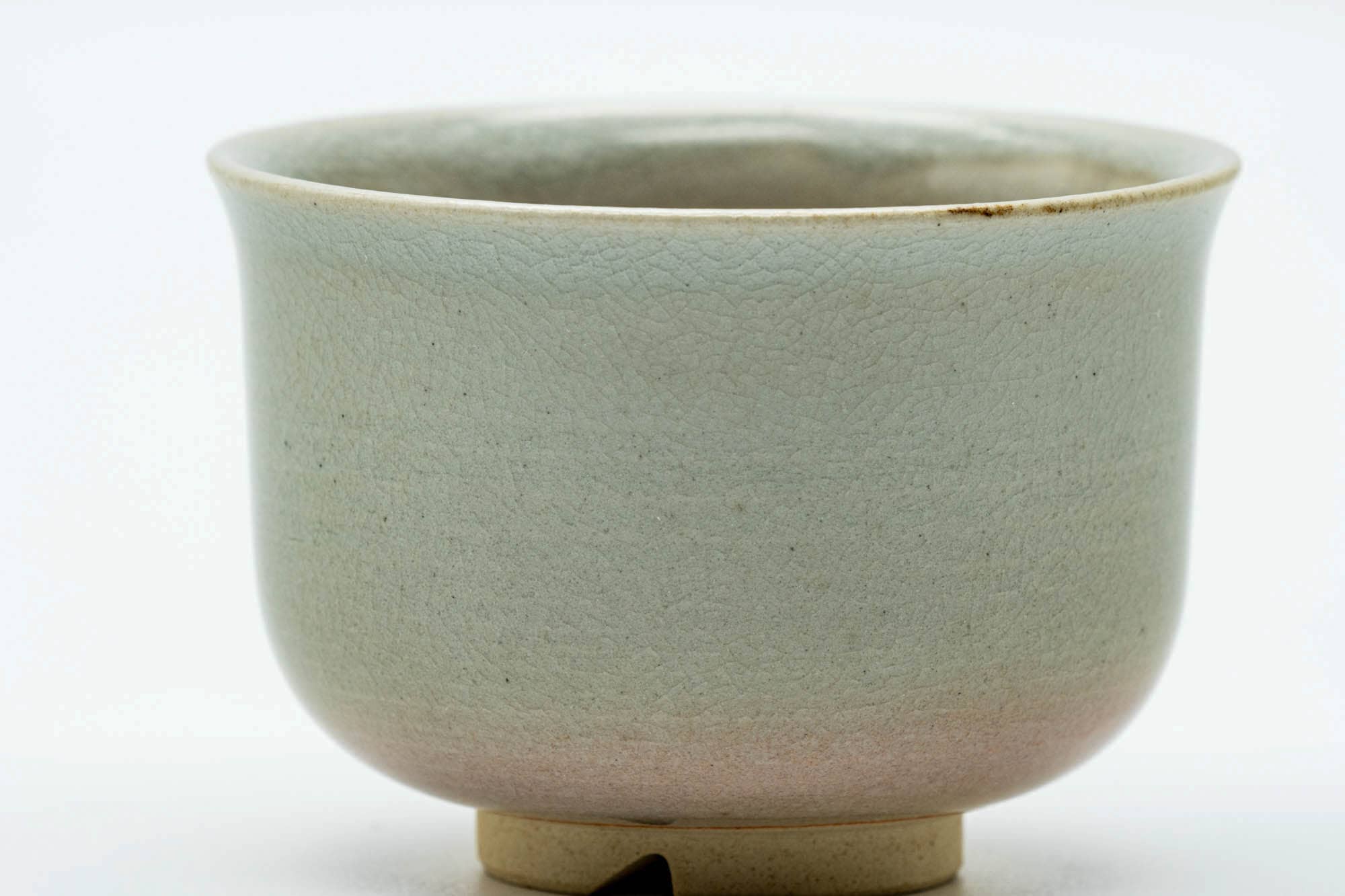Japanese Teacup - Classic Beige Glazed Hagi-yaki Lidded Yunomi - 110ml