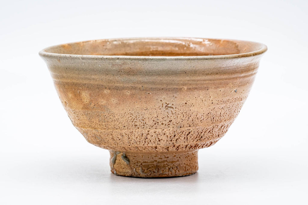 Japanese Matcha Bowl - Biwa-iro Glazed O-ido Chawan - 400ml