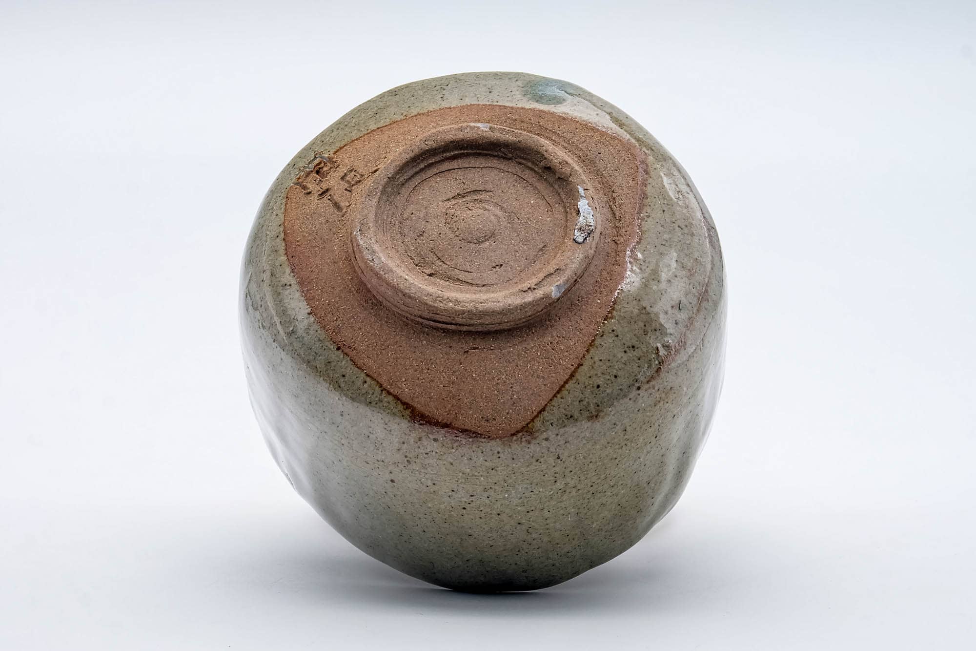 Japanese Matcha Bowl - Grey Glazed Wabi-Sabi Hantsutsu-gata Chawan - 300ml