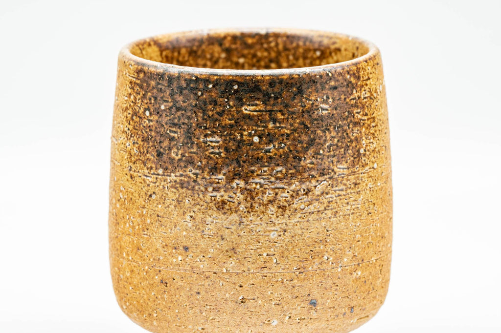 Japanese Teacup - Brown Unglazed Shigaraki-yaki Yunomi - 130ml