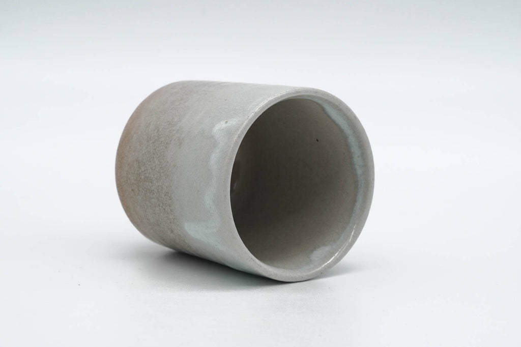 Japanese Teacup - Beige Weathered Drip-Glazed Hagi-yaki Yunomi - 140ml