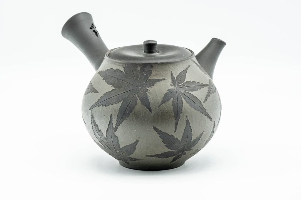 Japanese Kyusu - 陶房青峰 Tobo Aomine - Momiji Kokudei Tokoname-yaki Debeso Teapot - 300ml