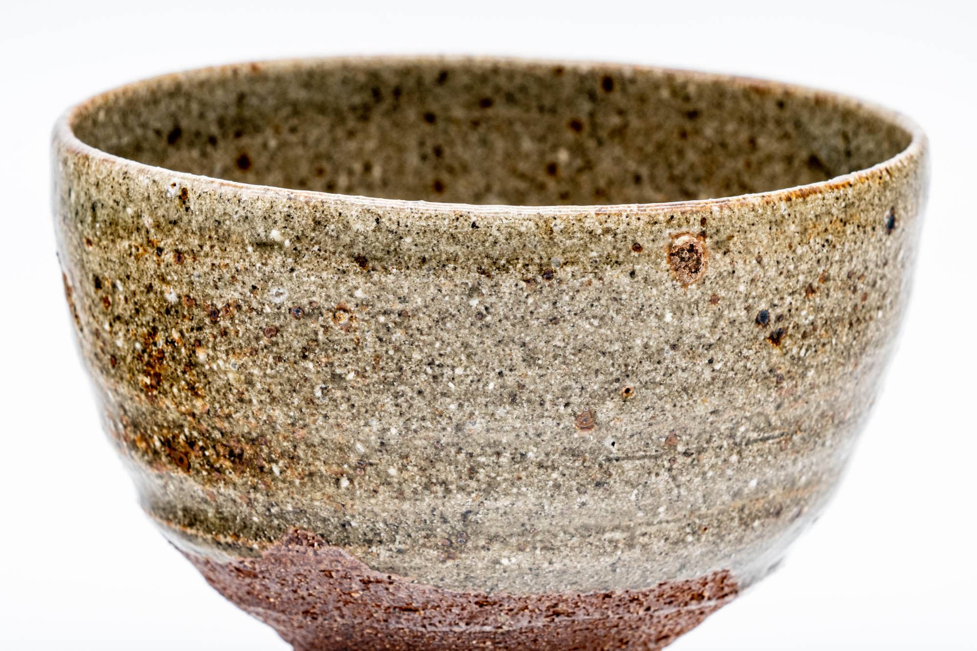 Japanese Matcha Bowl - 白川甫硯 Shirakawa Hosen - Ash Glazed Agano-yaki Chawan - 500ml