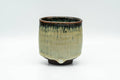 Japanese Teacup - Beige Hare's Fur Drip-Glazed Yunomi - 130ml