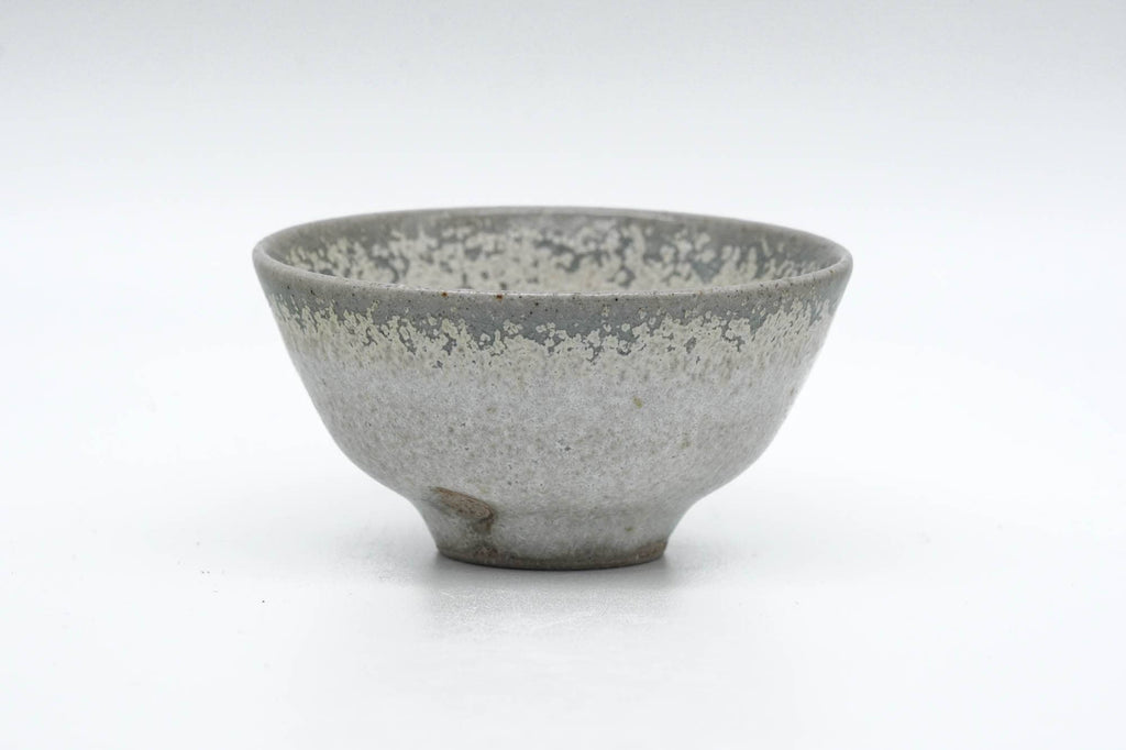Japanese Teacup - White Tenmoku Glazed Guinomi - 60ml