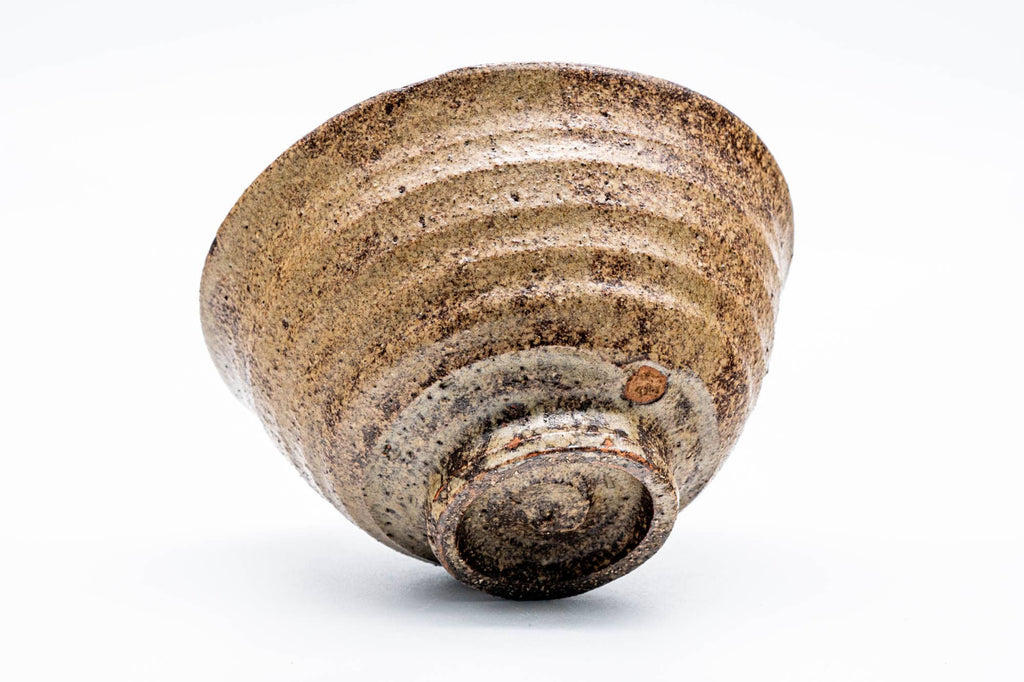 Japanese Matcha Bowl - Rokurome Speckled Irabo-style Chawan - 400ml