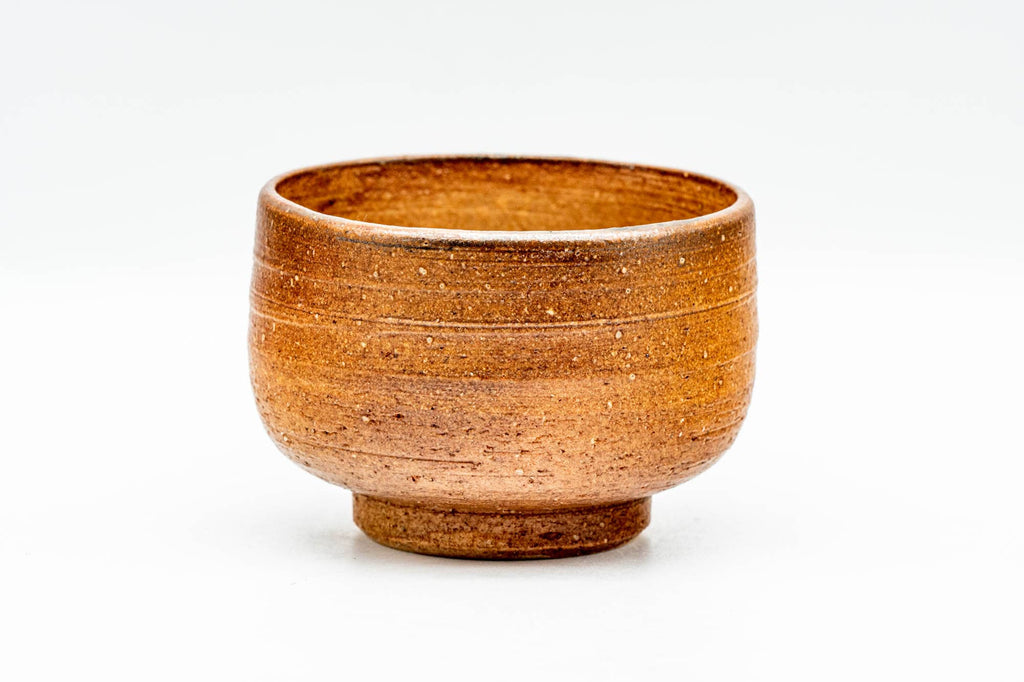 Japanese Teacup - Brown Textured Shigaraki-yaki Yunomi - 110ml