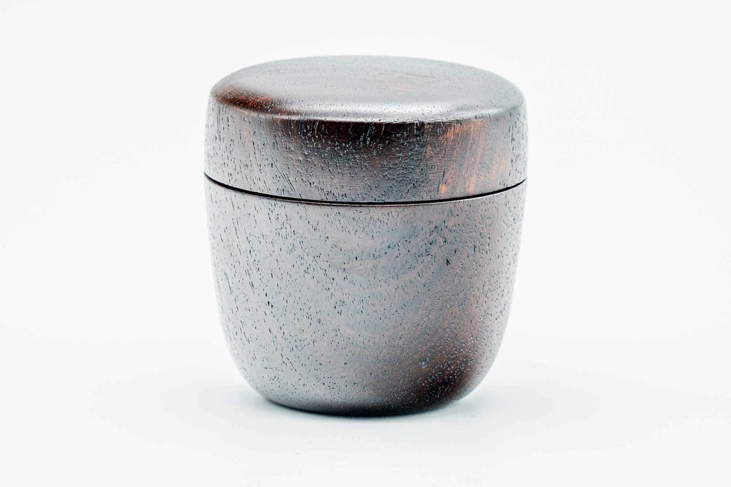 Japanese Natsume - Dark Wooden Matcha Tea Canister - 100ml