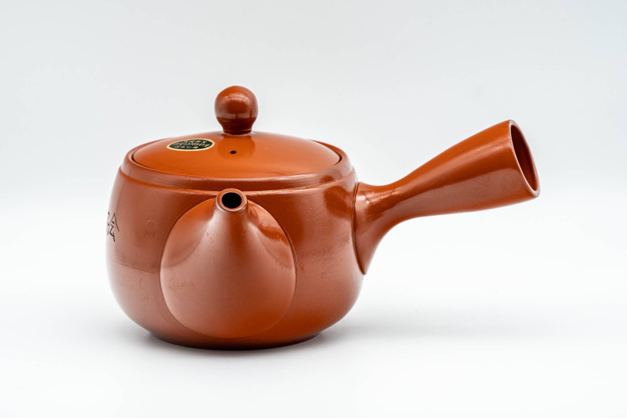 Japanese Kyusu - Calligraphy Engraved Tokoname-yaki Mesh Teapot - 300ml