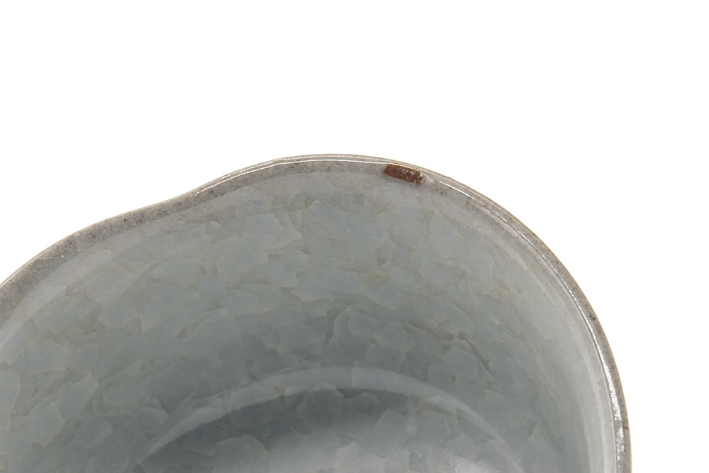 Japanese Teacups - Pair of Grey Celadon Yunomi - 170ml