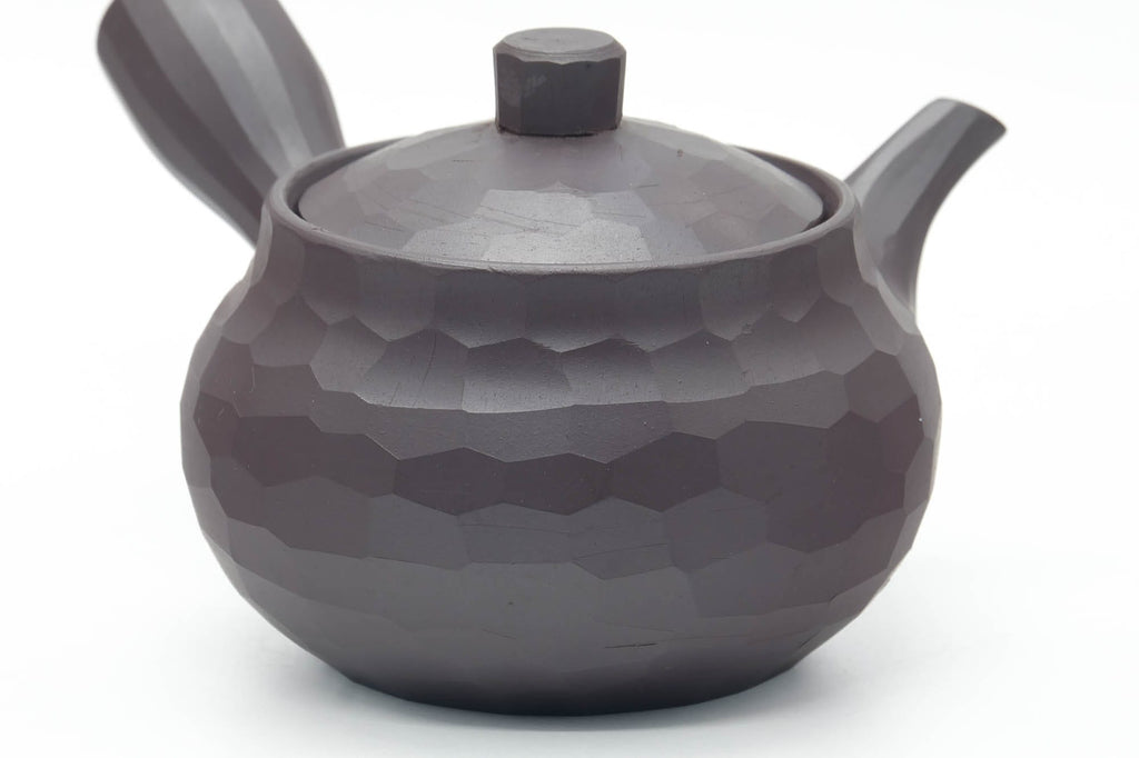 Japanese Kyusu - Faceted Banko-yaki Teapot - 185ml