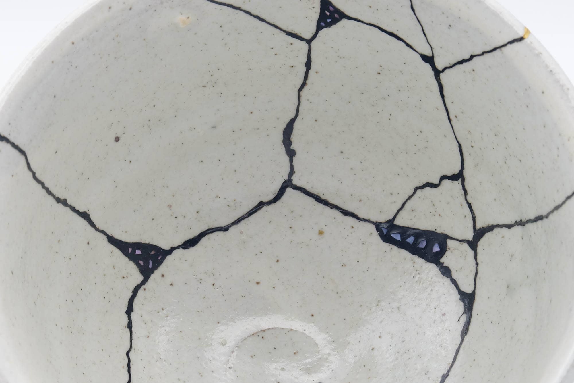 Japanese Matcha Bowl - 有作作 Kintsugi Katade Kōrai Chawan - 400ml