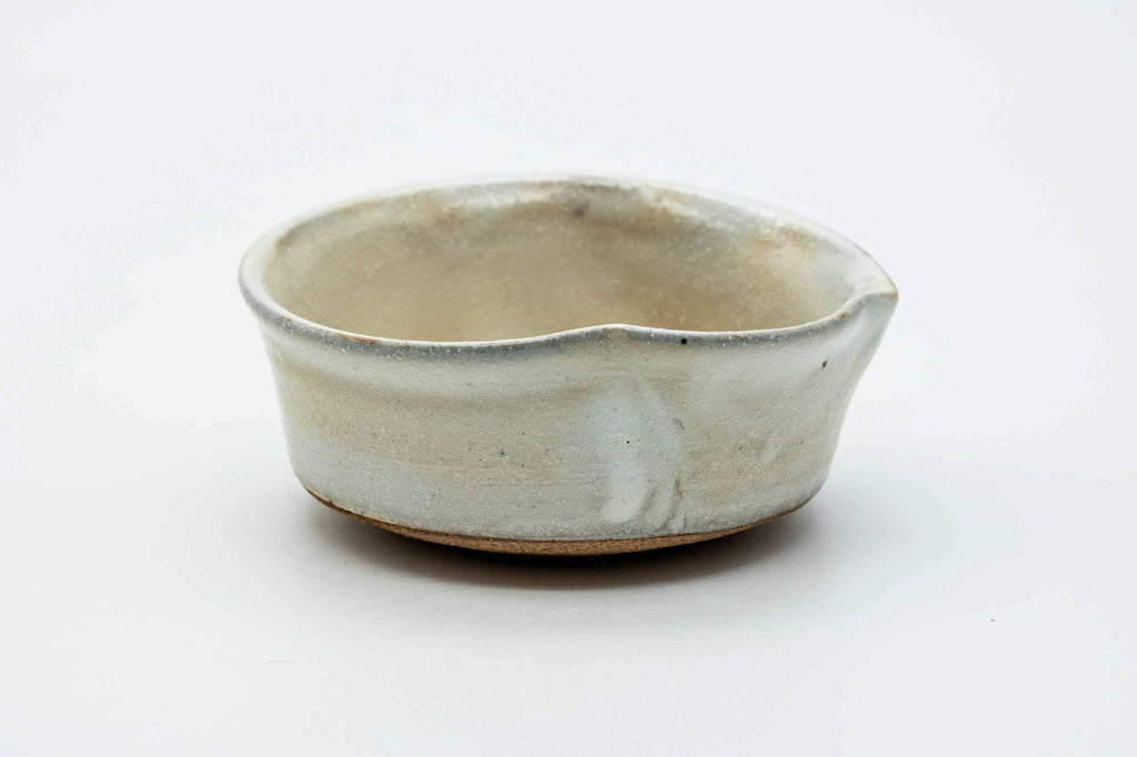 Japanese Katakuchi - Small Milky White Glazed Water Cooler - 100ml