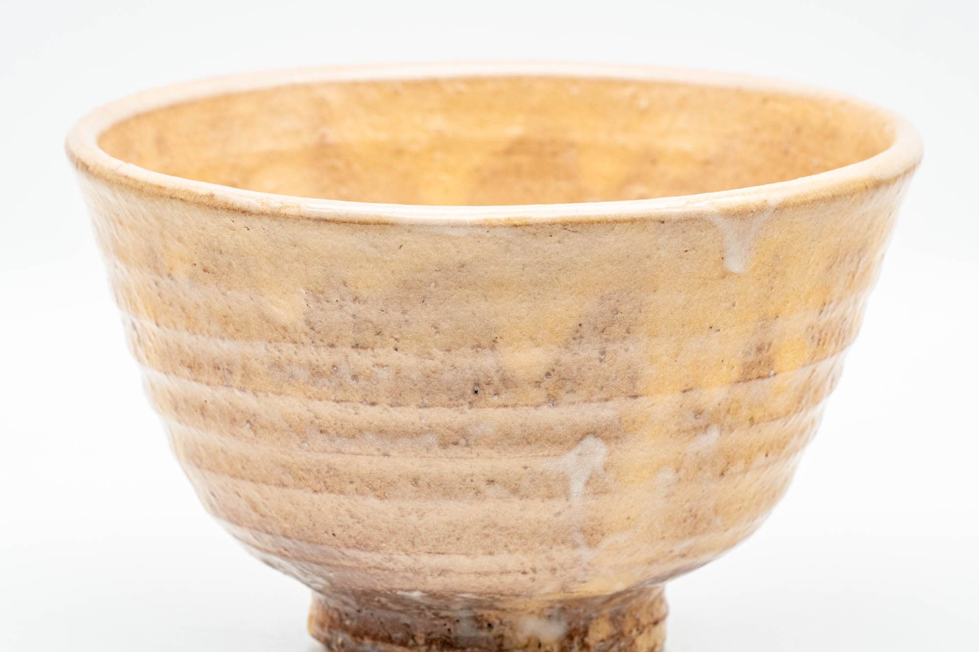 Japanese Matcha Bowl - Biwa-iro Hagi-yaki Ido-gata Chawan - 300ml