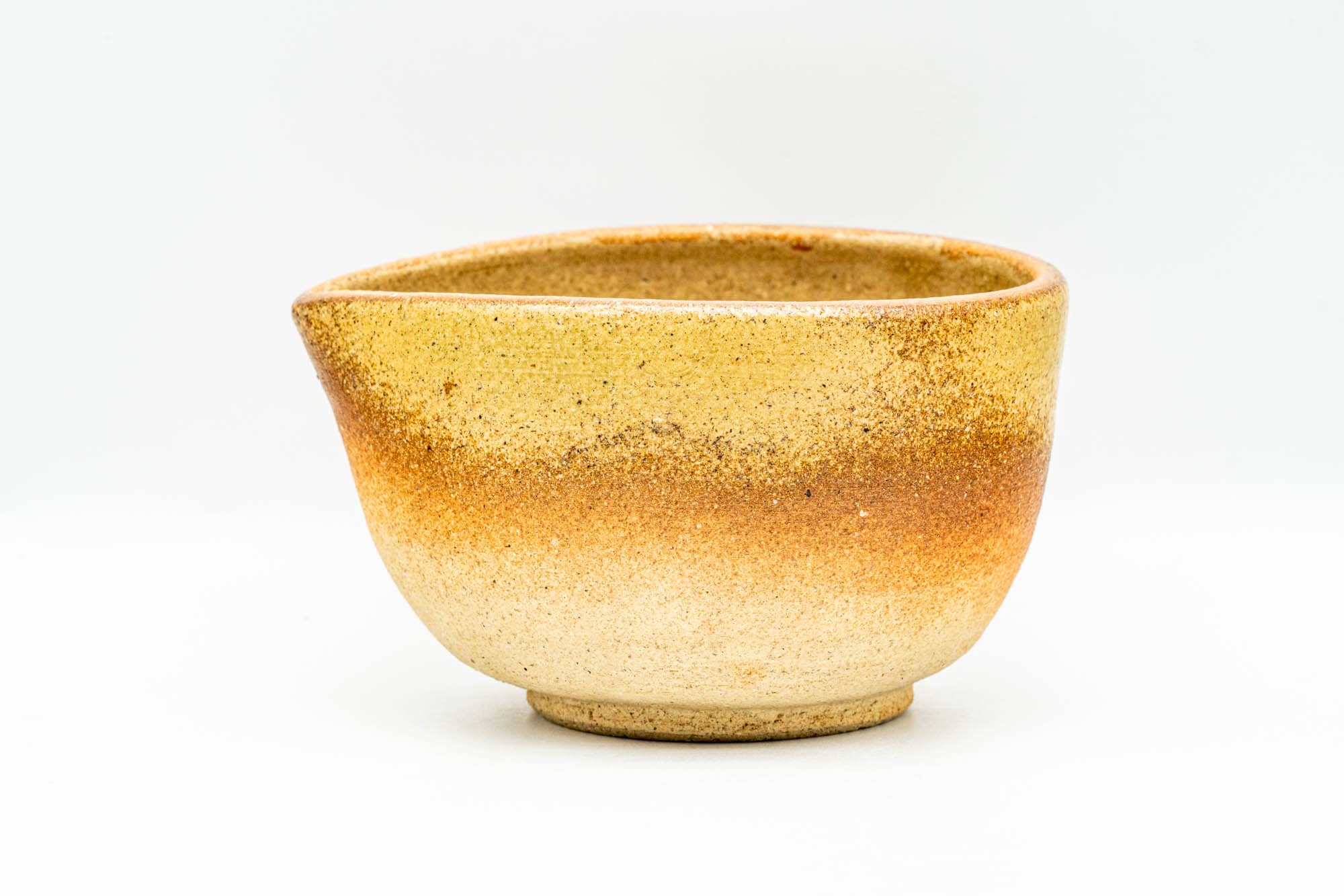 Japanese Katakuchi - Ash Glazed Textured Shigaraki-yaki Handleless Water Cooler - 200ml