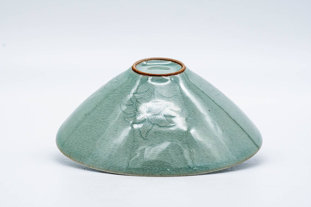 Korean Matcha Bowl - 이연휴/李連休 Yi Yeon-hyu - Unkaku Green Celadon Chawan - 150ml
