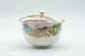 Japanese Teacup - Wavy Decorated Porcelain Arita-yaki Lidded Yunomi  - 160ml