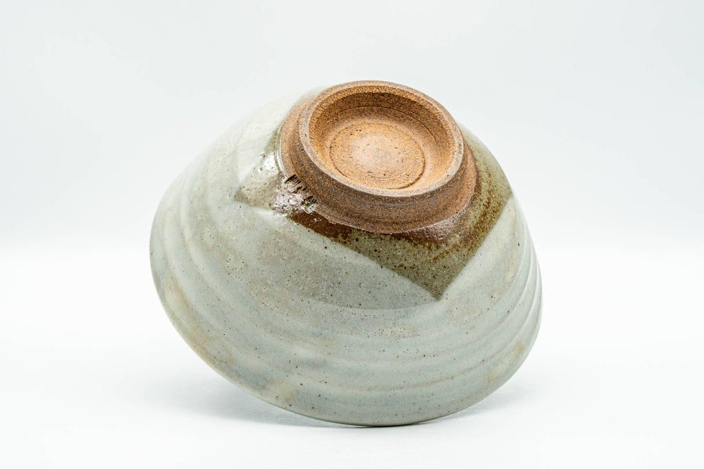 Japanese Matcha Bowl - Spiraling Grey Glazed Chawan - 250ml