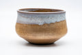 Japanese Kensui - Large Beige White Glazed Hagi-yaki Water Bowl - 700ml