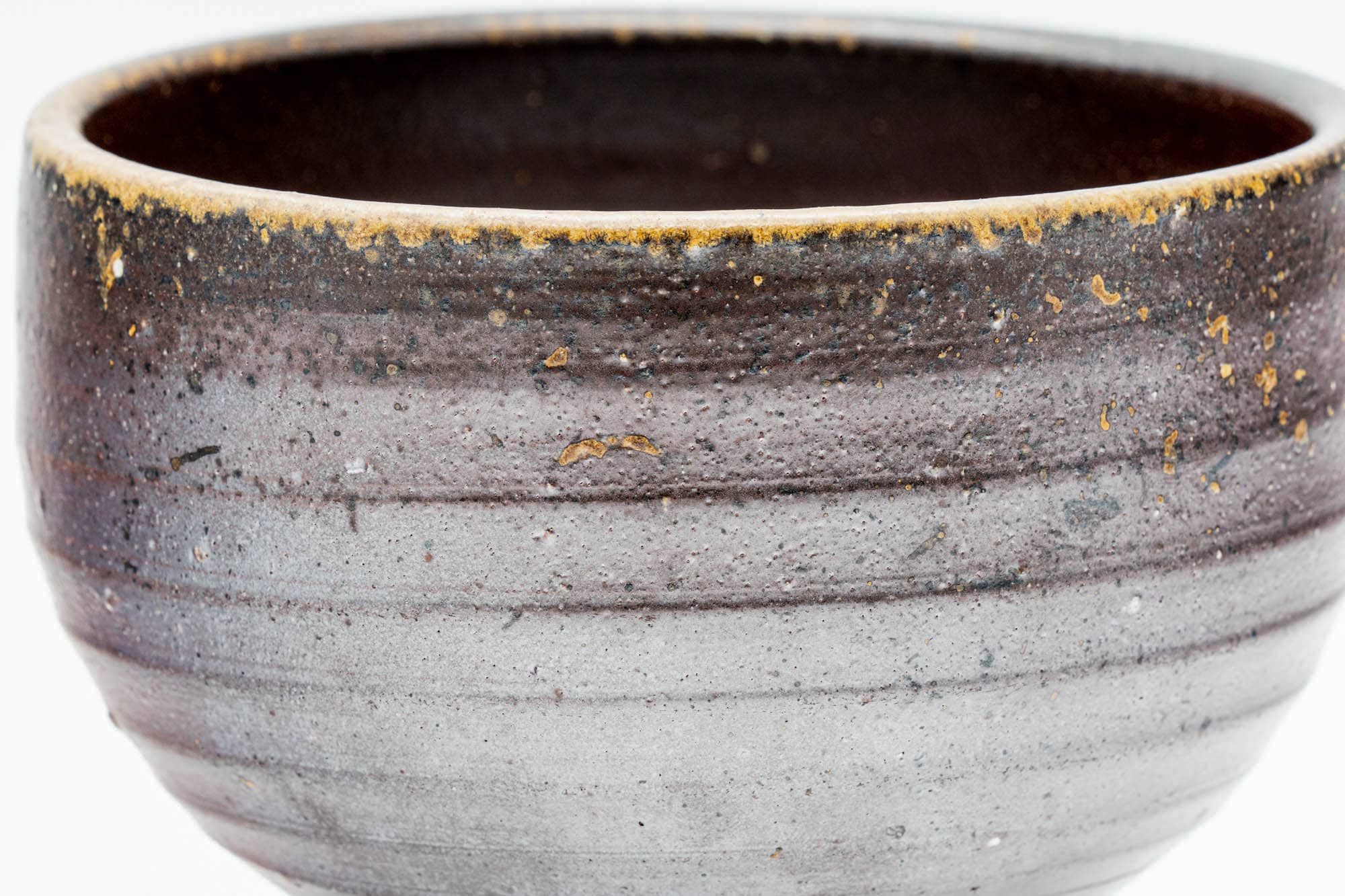 Japanese Matcha Bowl - 大友久 Otome Hisa - Ash Gradient Glazed Rokurome Bizen-yaki Chawan - 300ml