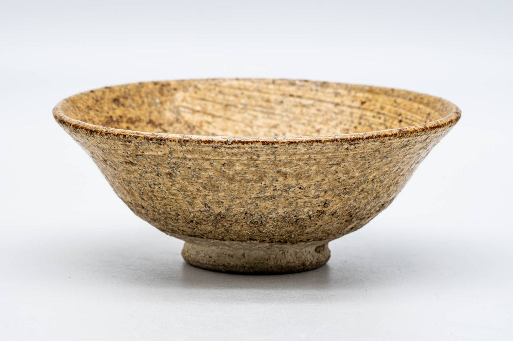Japanese Matcha Bowl - Earthy Glazed Ki-Irabo Mino-yaki Summer Chawan - 100ml