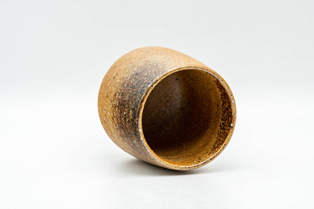 Japanese Teacup - Brown Unglazed Shigaraki-yaki Yunomi - 130ml