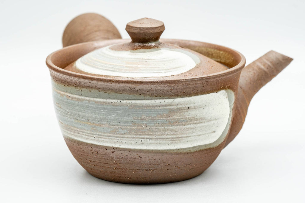Japanese Kyusu - Hakeme Glazed Nozomi Filter Teapot - 175ml