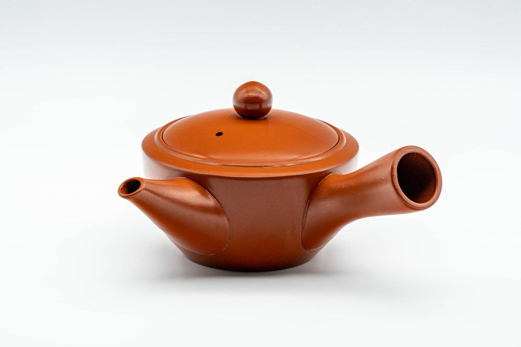 Japanese Kyusu - Small Handmade Tokoname-yaki Mesh Teapot - 160ml