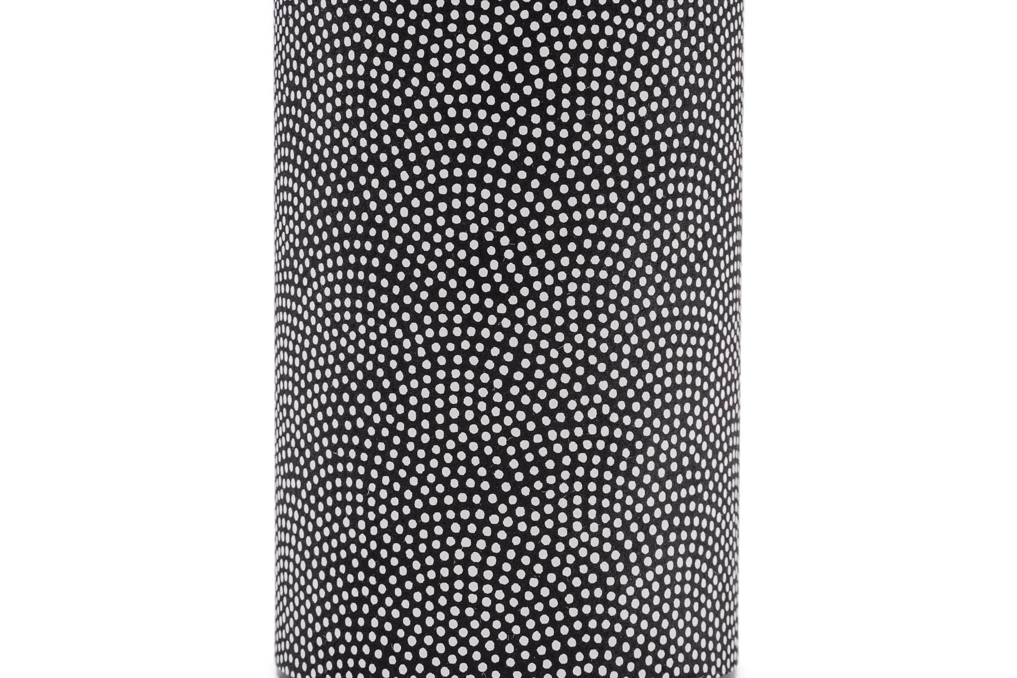 Black White Dot Washi Tea Canister - 200g