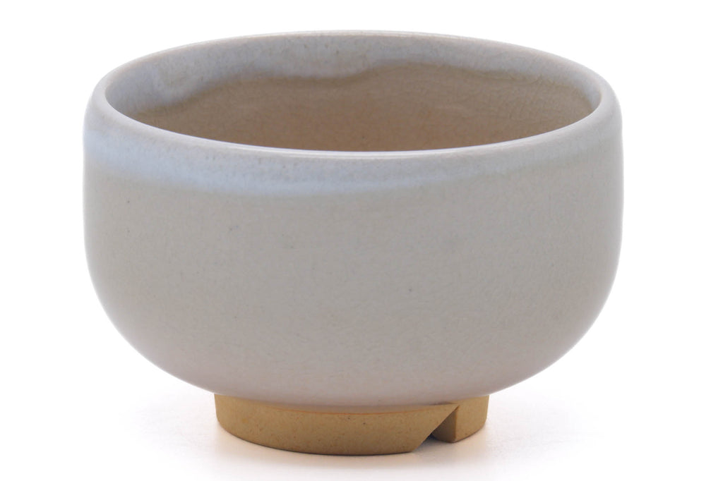 Japanese Teacup - Beige White Glazed Hagi-yaki Yunomi - 170ml