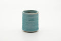 Japanese Teacup - Large Spiraling Teal Glazed Yunomi - 250ml
